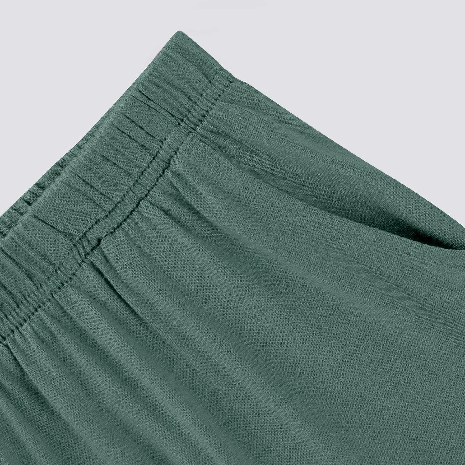 2025 Womens Capri Pants Loose High Waisted Wide Leg 3/4 Pants Drawstring Casual Palazzo Trousers with Pockets