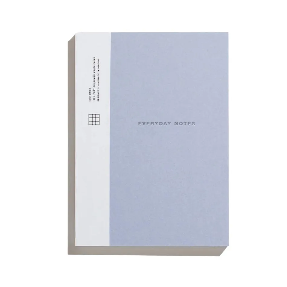 Before Breakfast – Every Day Notes Lilac Grey Grids – Cuaderno Cuadriculado A5 (19,6 x 14,1 cm)