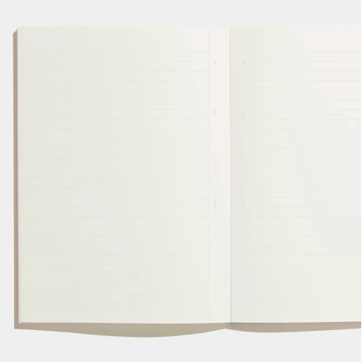 Before Breakfast – Every Day Notes Lilac Grey Lines – Cuaderno Rayado A5 (19,6 x 14,1 cm)