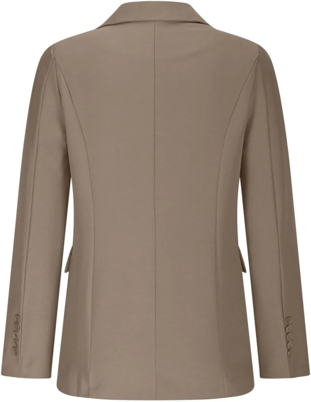 Blazers for Women Trendy Dressy Suit Jackets,2024 Winter Bussiness Suit Clothes,Long Sleeve Button Open Front Tops