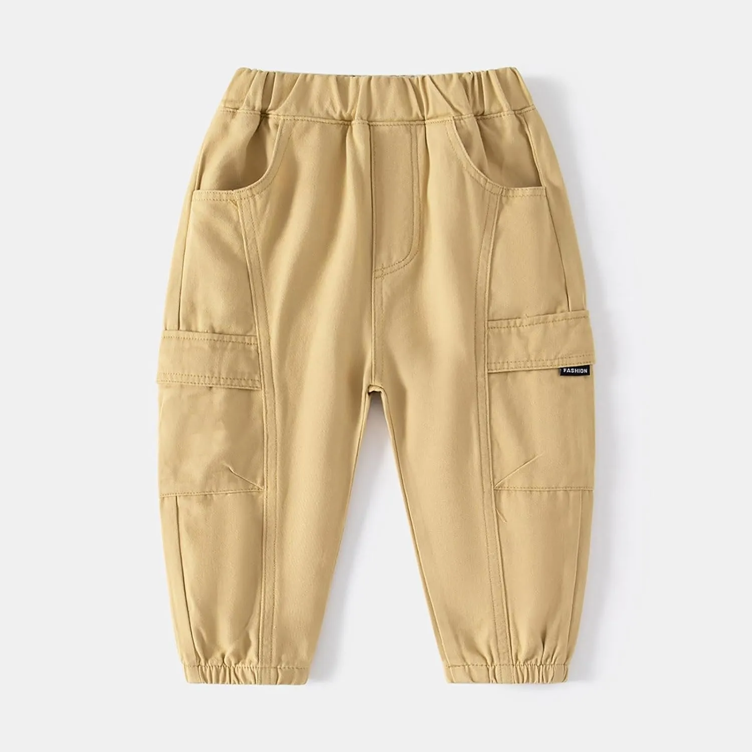 Boys Baggy Cargo Pants Wide Leg Casual Loose Elastic Waist Trousers Streetwear Y2K Lightweight Hiking Pants Clothes
