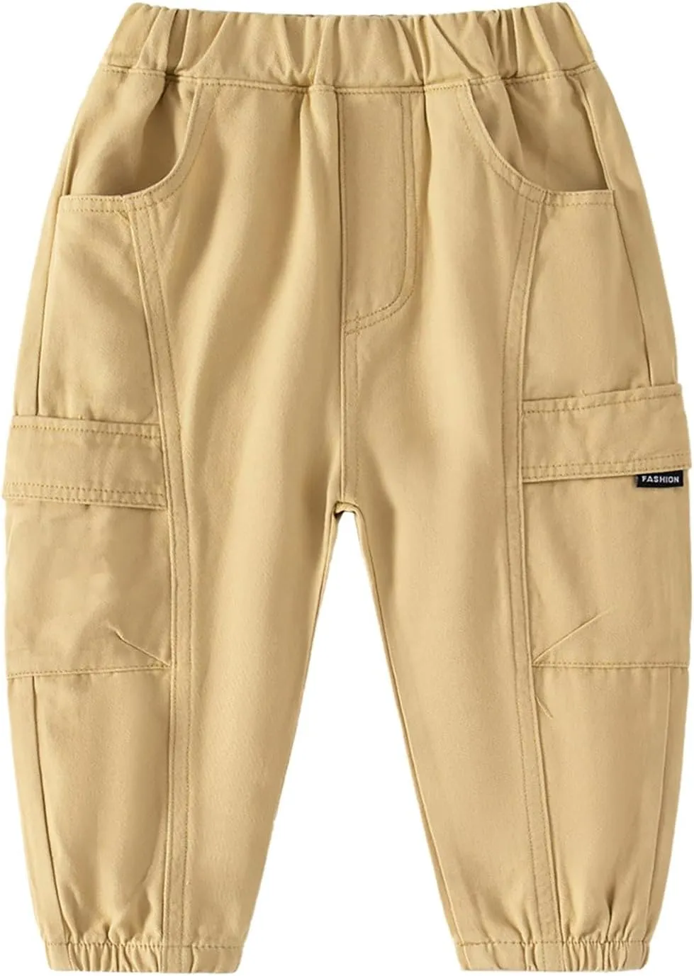 Boys Baggy Cargo Pants Wide Leg Casual Loose Elastic Waist Trousers Streetwear Y2K Lightweight Hiking Pants Clothes