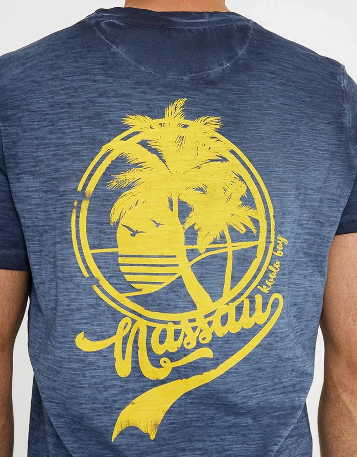 Camiseta Manga Corta Palmera Algodón - Galatsi