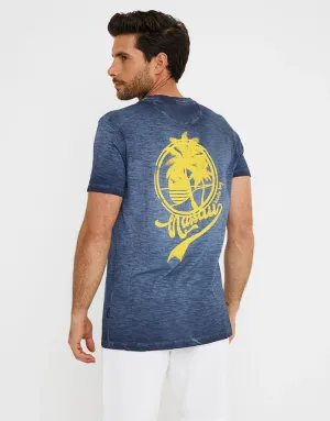 Camiseta Manga Corta Palmera Algodón - Galatsi