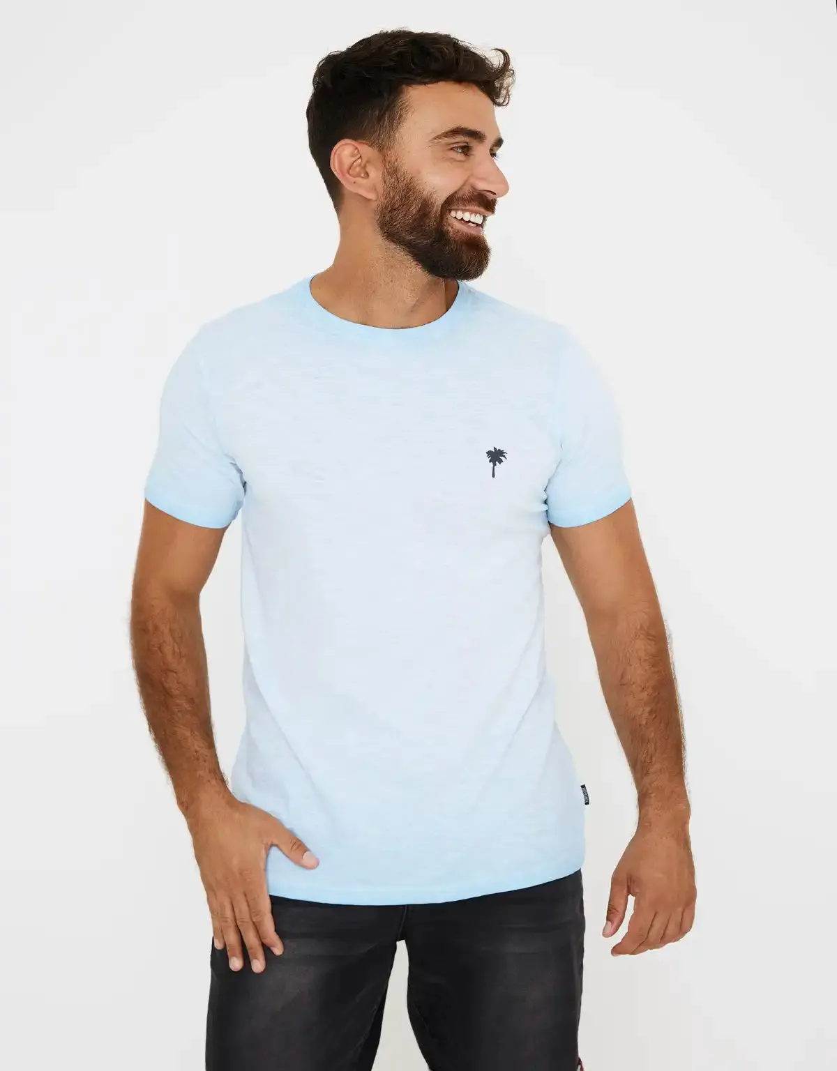 Camiseta Manga Corta Palmera Algodón - Galatsi