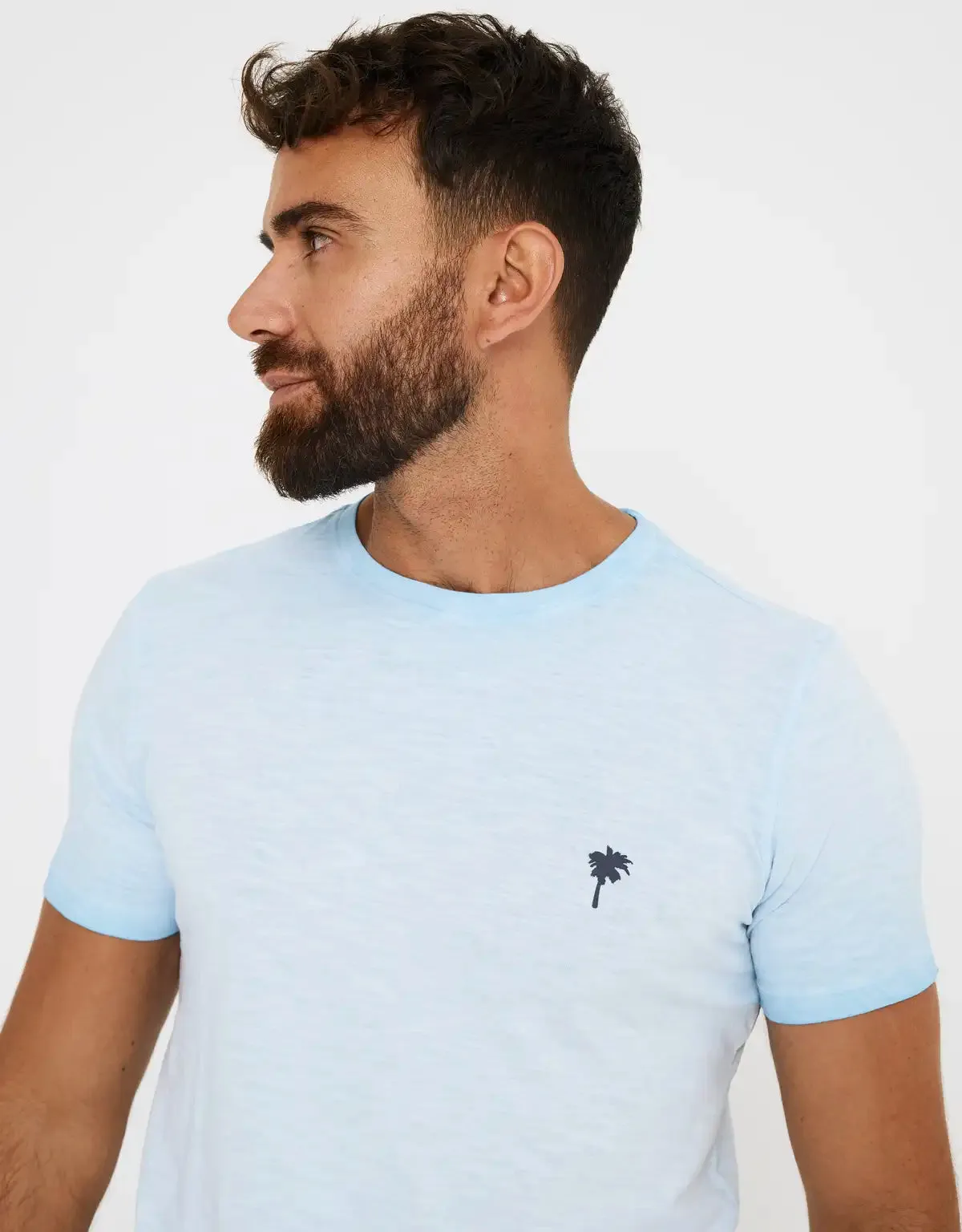 Camiseta Manga Corta Palmera Algodón - Galatsi