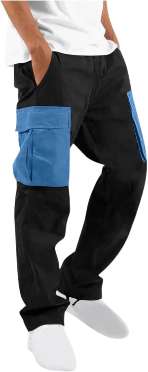 Cargos Pants Men Big and Tall Relaxed Fit Construction Work Hiking Workout Joggers