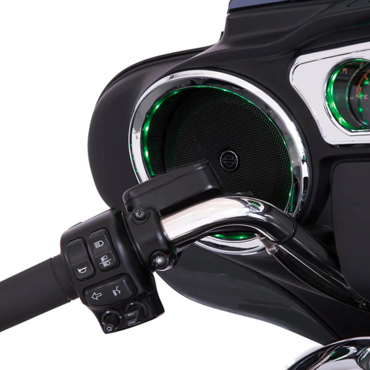 Ciro Cover con Iluminación LED Multicolor para Bocinas Harley Davidson Touring