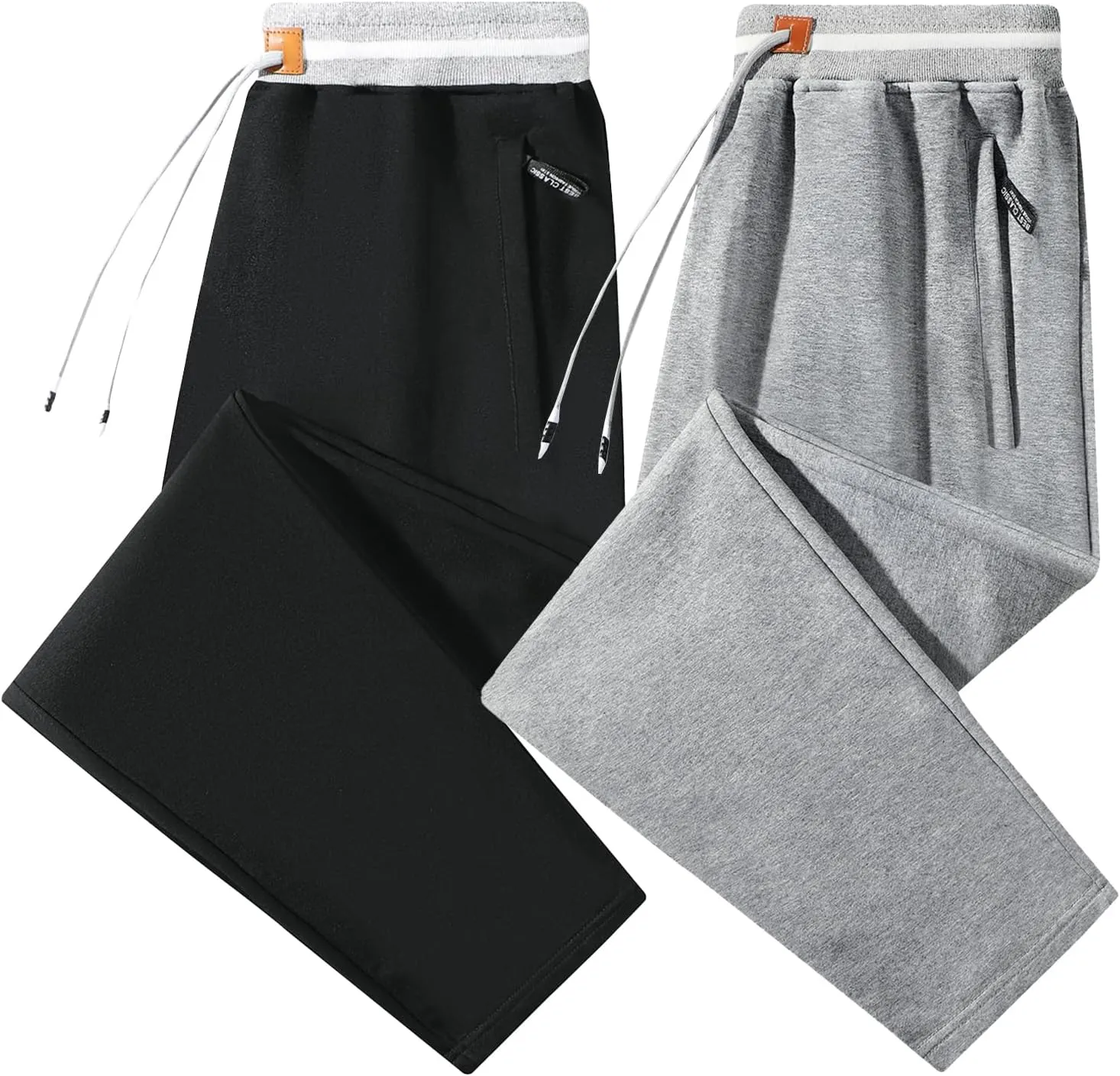 FoxQ Mens Sweatpants with Pockets Sports Joggers Athletic Running Casual Yoga Pants