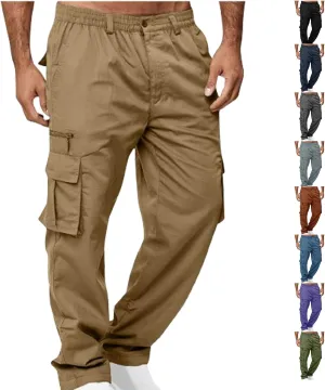 Hiking Pants for Men Tactical Pants for Men Stretch Slim Fit Mens Lightweight Pants Summer Men's Cargo Pants