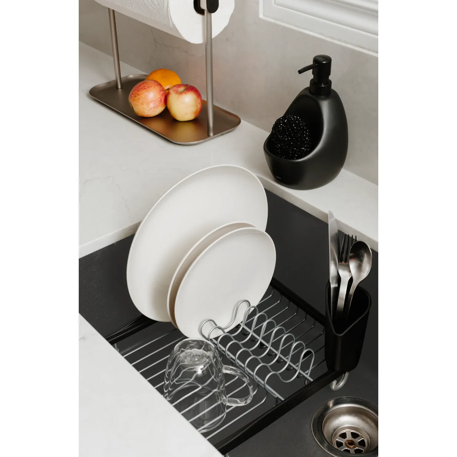 SINKIN DISH RACK Black