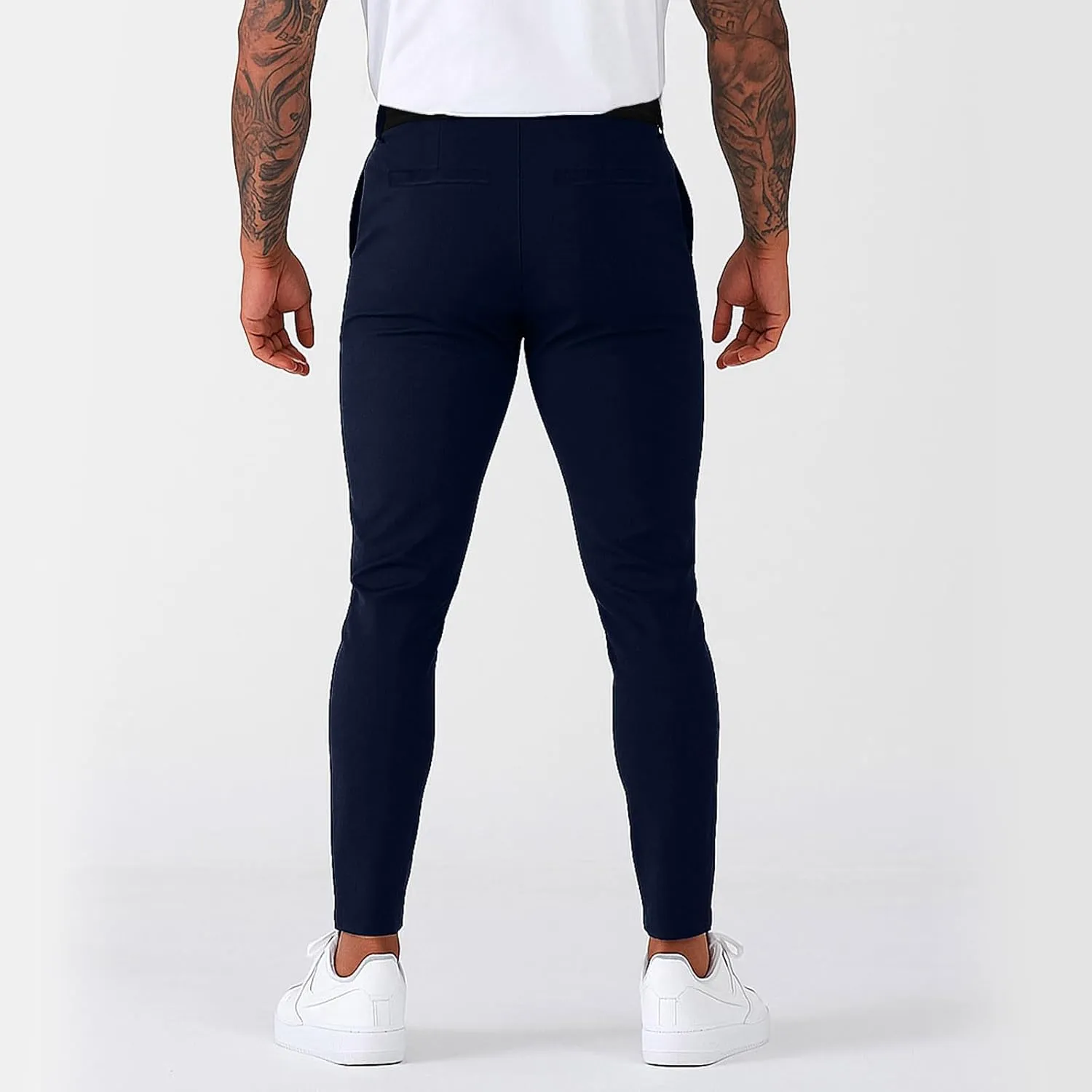 Slacks for Men Business Casual Stretch Golf Pants Lightweight Slim Fit Work Dress Pants Trousers with Pockets