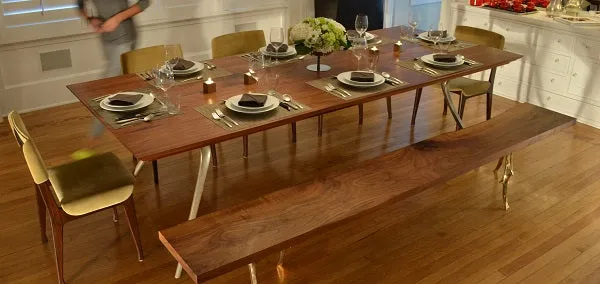 Squared Cast/Mill Dining Table