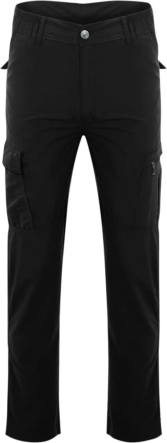 Tactical Hiking Cargo Pants for Men Ripstop Waterproof Stretch Pants Quick Dry Baggy Utility Outdoor Apparel