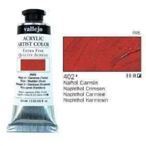 Vallejo pintura acrilica 60ml 402 naftol carmin