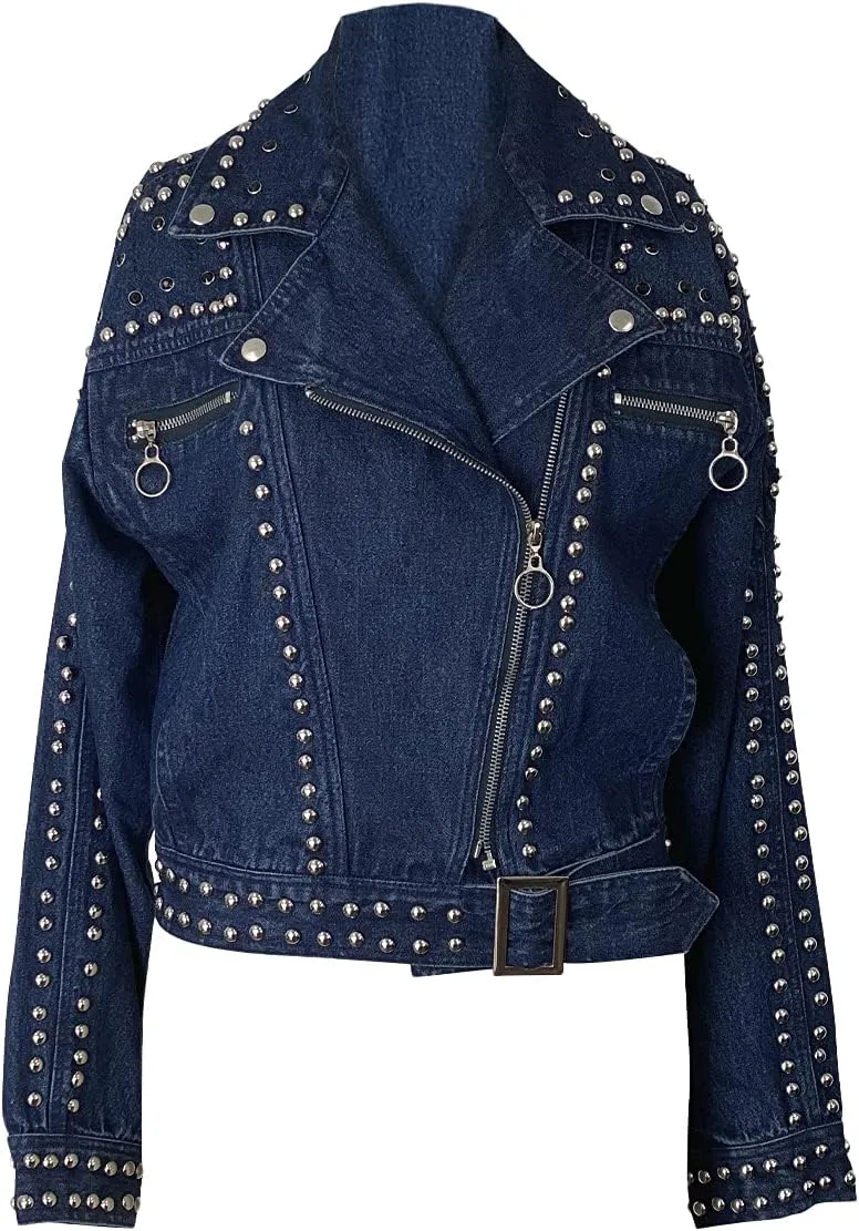 Women's Retro Motorcycle Jacket