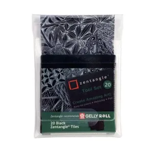 Zentangle tiles negro