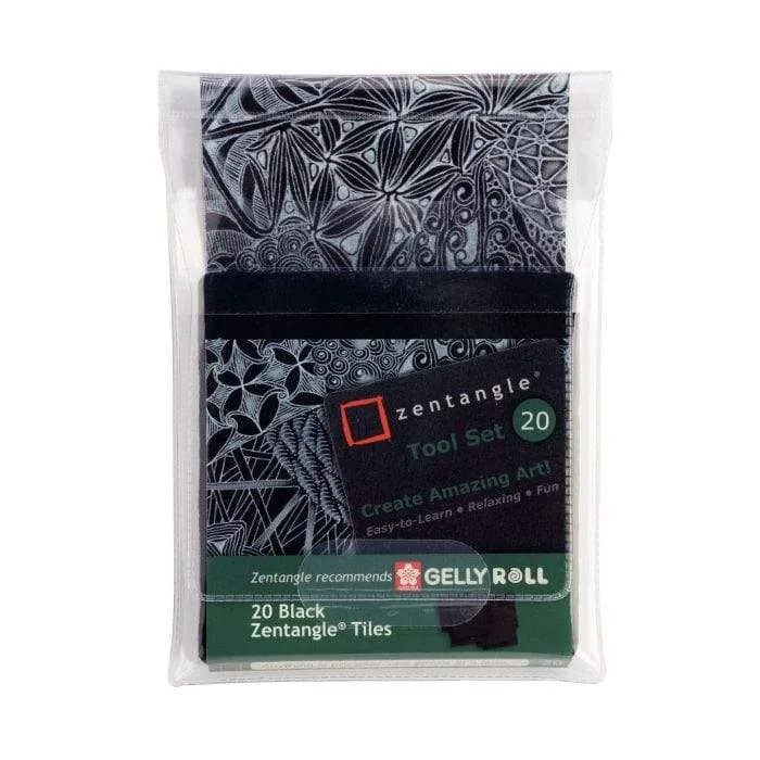 Zentangle tiles negro